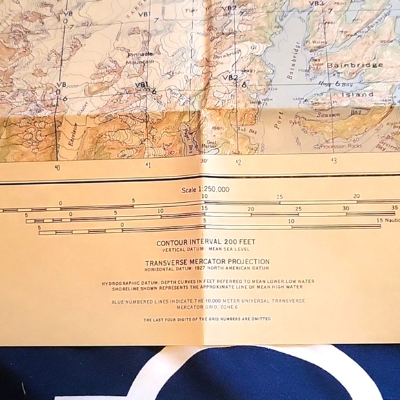 1956 MAP OF SEWARD ALASKA ETC ARMY CORPS OF ENGINEERS - Picture 9 of 15